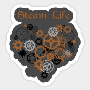 Steam Punk Life Sticker